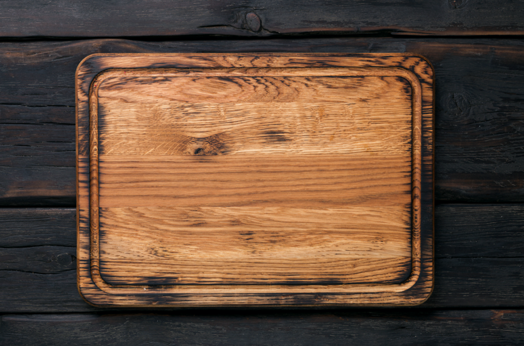 Get stains out of a cutting board.